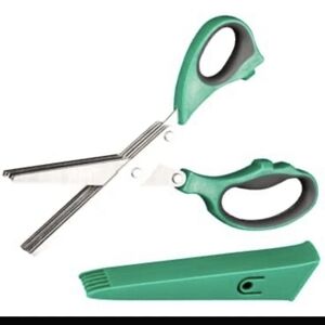 Granite Ware Herb Scissors with Cover New